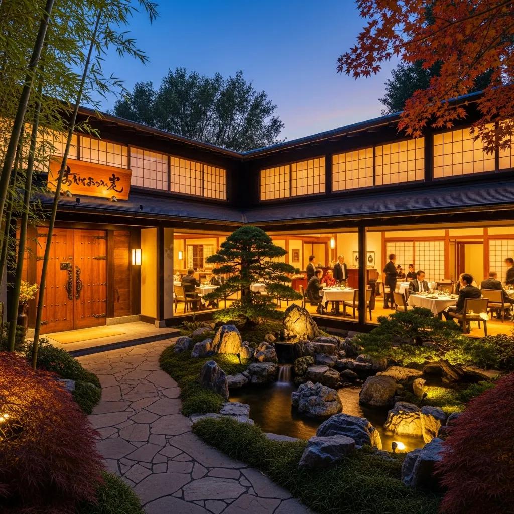 Pasadena restaurant exterior conveying refined, reservation-only dining