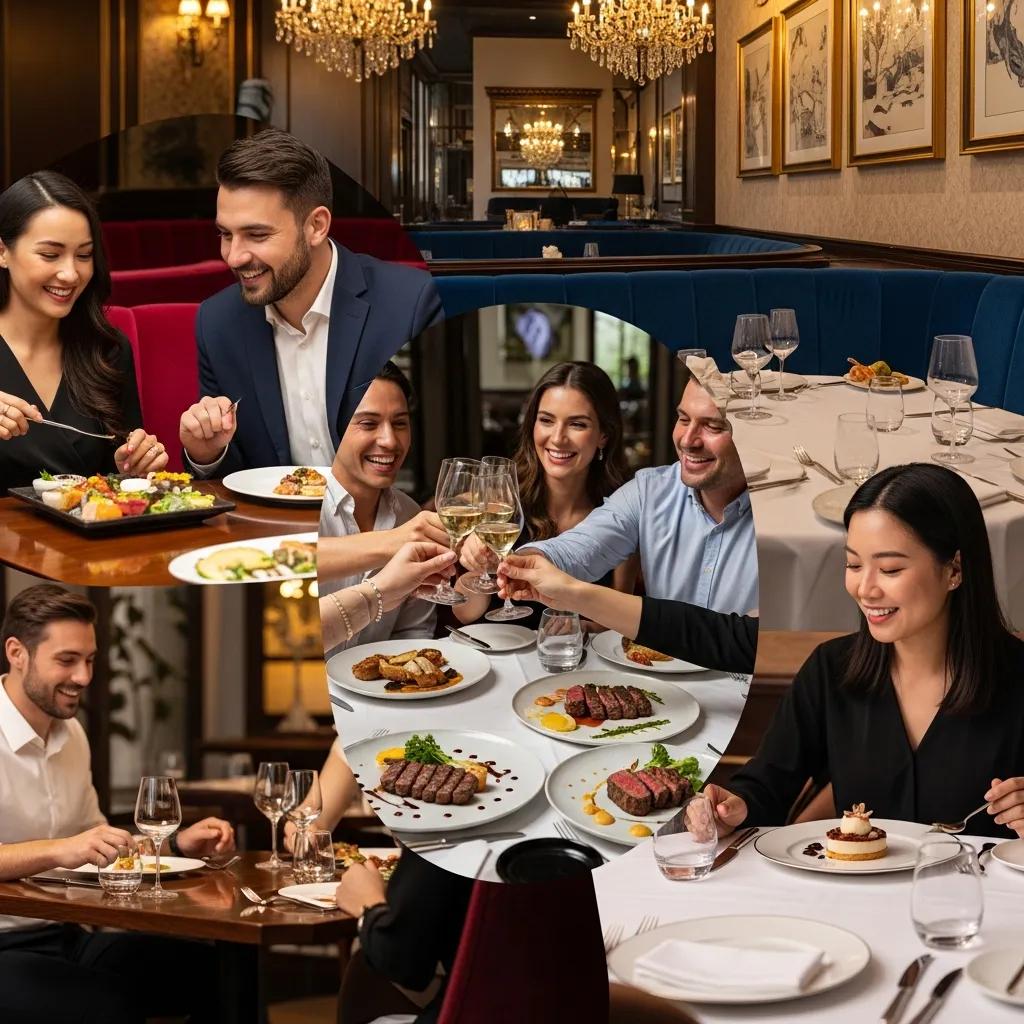 Diners enjoying signature courses at Kaviar, reflecting the restaurant&rsquo;s thoughtful presentation