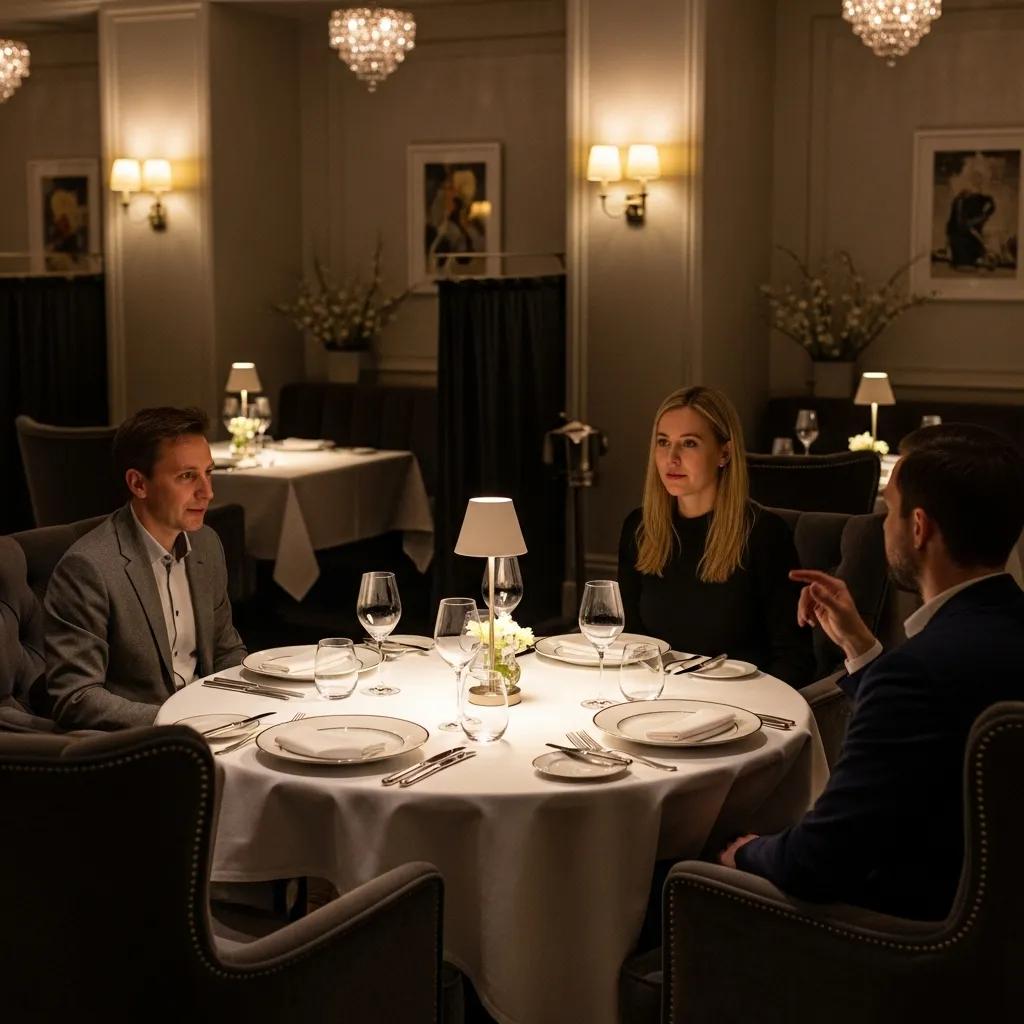 Intimate Kaviar dining area designed for privacy and quiet‑luxury service