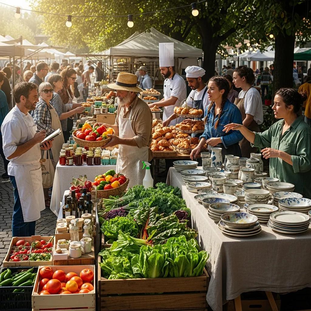 Pasadena farmers and artisans collaborating with chefs to supply seasonal produce and craft goods
