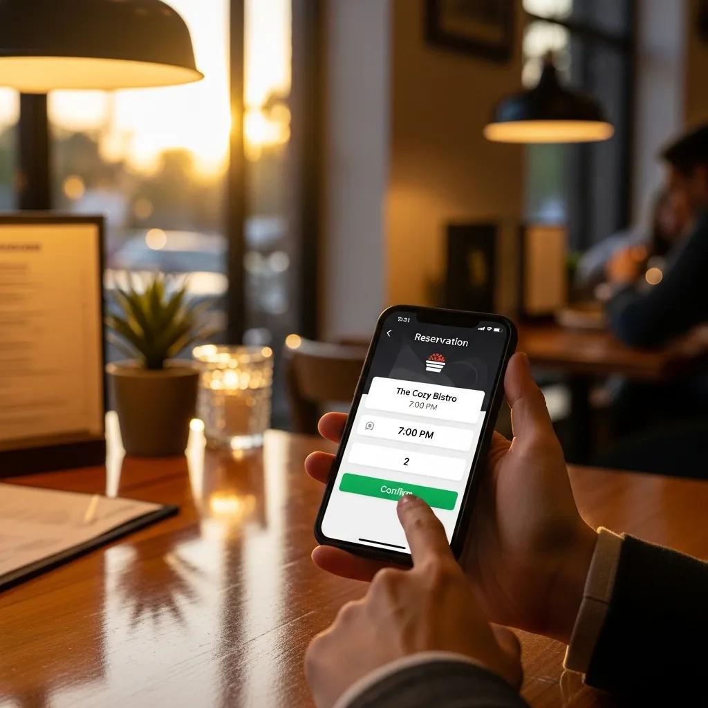 Guests savoring a tasting menu in an intimate dining room